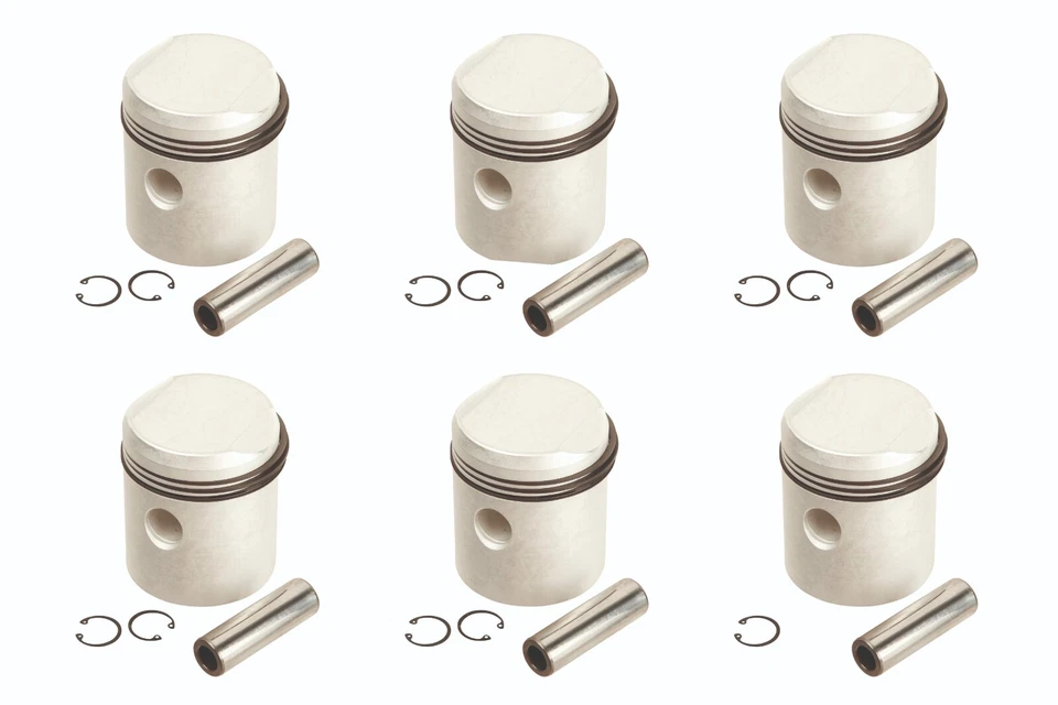 JUEGO DE PISTONES JAGUAR MAHLE XK120 XK140 XK150 MK1 MK2 MK7 XJ6 TIPO S C7710/SET/1 Foto 1 de 3
