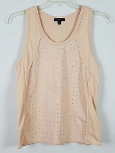 J. CREW sleeveless light pink with diamond looking beading size Medium - Picture 1 of 8