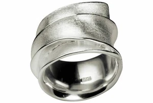 SILBERMOOS Damen Ring Verlobung Wickelring 925 Sterling Silber - Bild 1 von 5