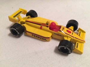 Vintage 1988 Matchbox Indy 500 Racer #8 Pennzoil Die-Cast Yellow Car 1:55 MINT - Picture 1 of 5