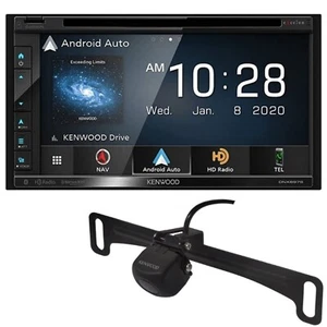 Kenwood DNX697S Navigation DVD Receiver + CMOS240U License Plate Back-up Camera - Picture 1 of 2