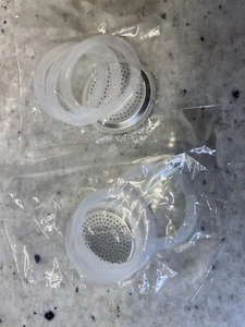 6 Stück Runde Filterplatte Trichter mit Silikondichtungen Set Ersatz für Kaffeekanne - Bild 1 von 3