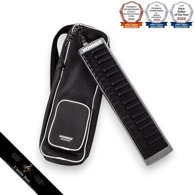 Teclado HOHNER Airboard Carbono 37 Armónica Melodica Standing Play Style Japón Foto 1 de 4