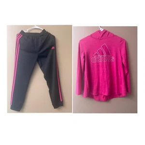 Adidas Champion Pants & Long Sleeve Sweater Girls Size 14 - Picture 1 of 6