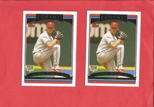 (2) 2006 TOPPS UPDATE #UH 145 COLE HAMELS ROOKIE LOT PHILADELPHIA PHILLIES NM