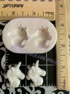 Einhorn Silikonform für Resin-Basteln-Polymer Clay-Fondant-Handarbeitsformen - Bild 1 von 5