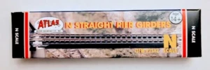 Atlas #2542 Straight Pier Girder (4-Pack) N Scale - For Code 80 Track - Picture 1 of 2
