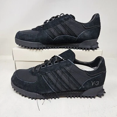 Adidas Y-3 Marathon TR Casual Shoe / Triple Black / HP3126 / Mens 7.5 , Wmns 8.5 - Image 1 of 4
