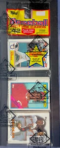 1988 Topps Baseball Rack Pack BBCE 2 Cal Ripken Jr Cards Top & George Brett Back - Picture 1 of 5