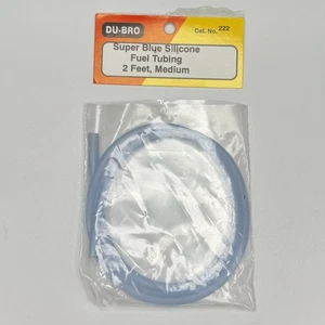 Du-Bro RC Super Blue Silicone Fuel Tubing 2 Feet, Medium 222 - Picture 1 of 5