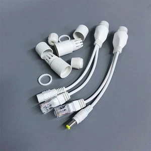 Power over Ethernet Wasserdicht Ethernet Kabel Outdoor Einsatz Plug-and-Play Des - Zdjęcie 1 z 9