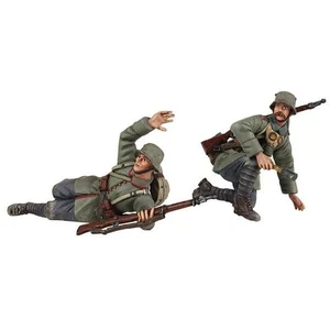 Britains 23090 WW1 Forward 1916-18 German Inf. Prone Signalling & with Grenade - Picture 1 of 1