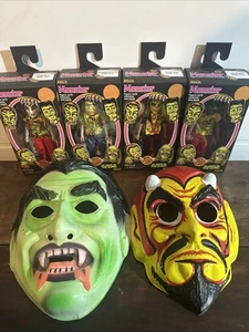 NECA Ben Cooper Costume Kids Collection Series Glows And Vtg Masks Devil Dracula - Picture 1 of 10