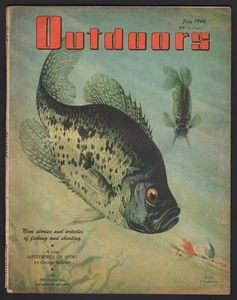 OUTDOORS Magazin, Juli 1946, Cover Art von Jack Murray - Bild 1 von 2