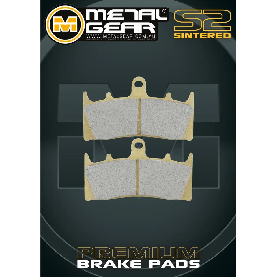 Brake Pads Sintered S2 Front Left or Right for KAWASAKI ZX-9R Ninja 1998 1999 - Image 1 of 1