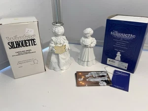 Department 56 Silhouette Caroling Angel And Roses And Lace - Picture 1 of 9