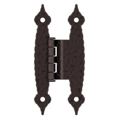 Шарнир шкафа со смещением 3/8 дюйма лицевое крепление полированная маслом бронза несамостоятельное упаковка 2 шт. - Изображение 1 из 4