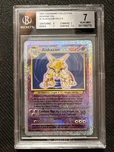 BGS 7 Pokemon Karten Legendary Collection Reverse Holo Foil Alakazam 1/110 - Bild 1 von 2