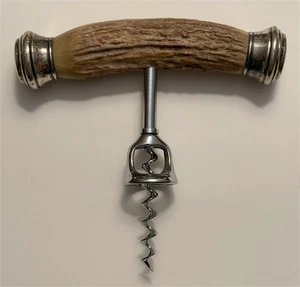 Cavatappi manico a T cervo con tappi terminali Sterling JH - Foto 1 di 2