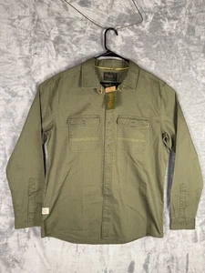 Camisa grande para hombre Marsh Wear verde oliva claro Southend camisa abotonada nueva con etiquetas $79 - Imagen 1 de 4