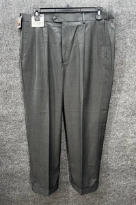 Roundtree & Yorke Anzughose Herren 38x29 grau Taille Expander Bündchen pflegeleicht NEU - Bild 1 von 10