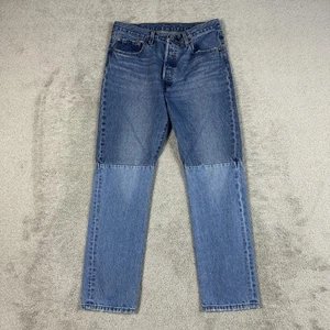 Levis 501 Jeans Mens 32x30 Two Tone Denim Straight Leg Button Fly 150th Patch - Picture 1 of 17