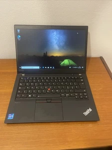 LENOVO THINKPAD T14 Gen2 I7-1185G7 16GB/256 GRADO A PERFETTO PER LAVORO/STUDIO - Foto 1 di 24