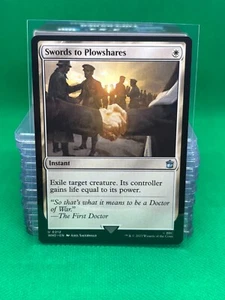 MTG Swords to Plowshares  - Doctor Who Commander #212 - Picture 1 of 1