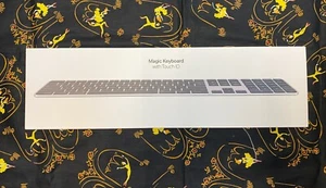 New Apple Magic Keyboard A2520 MMMR3LL/A with Touch ID and Numeric Keypad Black - Photo 1/4