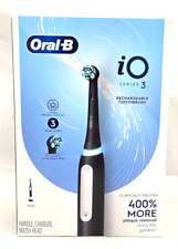 Oral-B iO Series 3 Rechargeable Electric Toothbrush - Matte Black