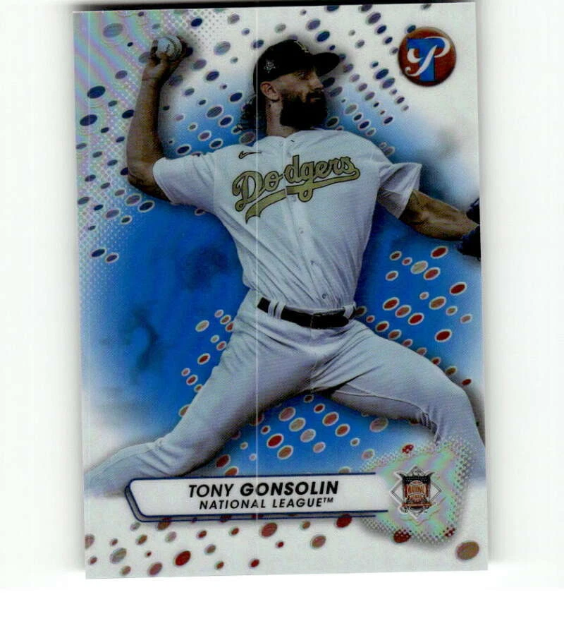 2023 Topps Pristine Blue Refractor #295 Tony Gonsolin /75 Dodgers - Image 1 of 2