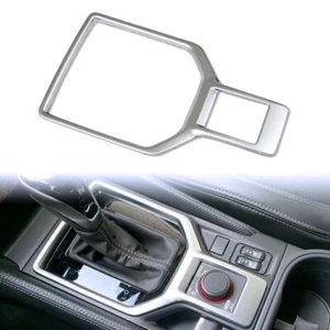 Gear Shift Knob Console Panel Trim For Subaru Forester 2019-2020 Matte Silver KU - Picture 1 of 5