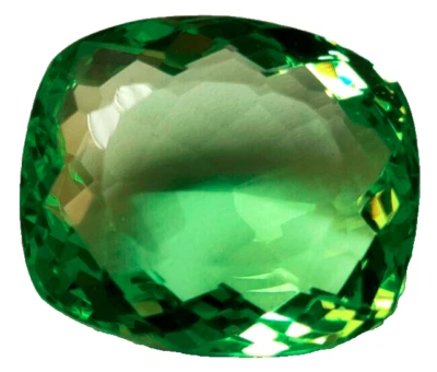 Large Green Peridot 86.15 CT Cushion Cut Beautiful Loose Gemstone Ring & Pendant - Image 1 of 4