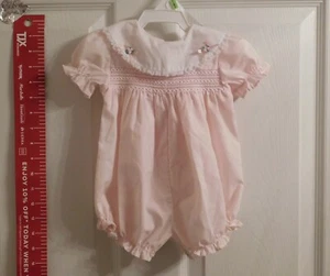 ALEXIS PINK BUBBLE/ROMPER  3 MONTH - Picture 1 of 4