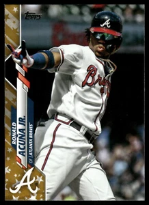 2020 Topps #150 Ronald Acuna Jr. Goldstern - Bild 1 von 2