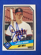 1989 CMC American Association Jay Bell #4 Auto Signed Autograph Pirates 