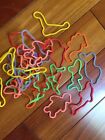 Lot of 20 Silly Bandz Sea animals Grab A Bag Silicone Bands NEW free shipping 