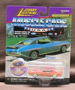 1999 Johnny Lightning Muscle Cars U.S.A. 1971 Pontiac GTO Judge 1/64 NOC Diecast - Picture 1 of 4