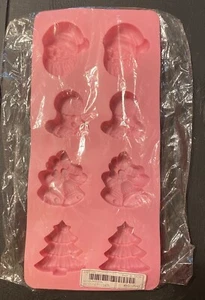 Brandneu Weihnachten Schokoladenform Silikonform Santa Kerze Glocken Baum 2,5 Zoll - Bild 1 von 7