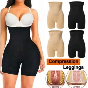 Women Shaper Pants Soft Slimming Pants Hip-Lift High Waist Tummy Tuck Bum Lifter - Picture 1 of 14