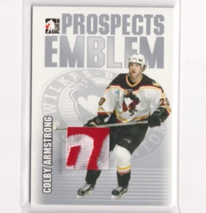 2004-05 ITG In The Game Heroes Prospects Emblems Patch Colby Armstrong /30 - Picture 1 of 2