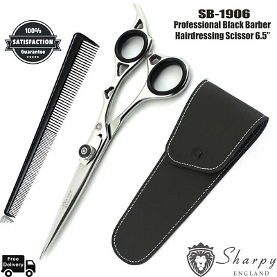BLACKSMITH LONDON PROFESSIONAL HAIRDRESSING HAIR CUTTING BARBER SALON SCISSORS 6.5" & POUCH