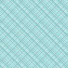 Core'dinations Core Basics Patterned Cardstock 12"X12"-Teal Plaid - 12 Pack