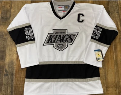 Camiseta deportiva retro para hombre Wayne Gretzky Los Angeles Kings CCM Foto 1 de 3