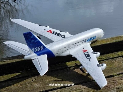 Remote Control Jumbo Jet Airplane RC 2.4GHz 3Ch EPP Foam Kids Gift 14+ UK - Image 1 of 4