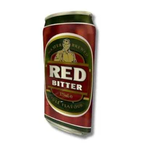 TOOHEYS RED BITTER BEER CAN 810 X 380 MM METAL SIGN HEAVY DUTY GREAT FOR MANCAVE - Picture 1 of 2