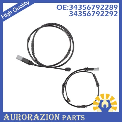 2PC For BMW 12-18 Brake Pad Wear Sensor Kit Front 34356792289 + Rear 34356792292 - Image 1 of 4