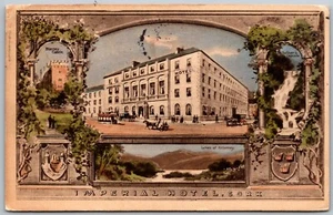 Cork Ireland 1927 Postcard Imperial Hotel And Lakes Of Killarney - Picture 1 of 2
