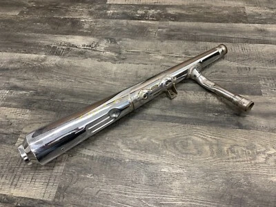 Silenciador de escape izquierdo Yamaha 1976 1977 XS650 XS 650 OEM tubo deslizable #75 * Foto 1 de 4