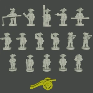 15mm/1:100th SYW Saxon Artillery (Turner Miniatures) - Picture 1 of 1